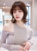 韓国レイヤー顔周りカット透明感カラー髪質改善艶髪シースルー