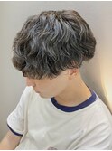 フェザーパーマセンターパートダウンパーマニュアンスパーマ韓国