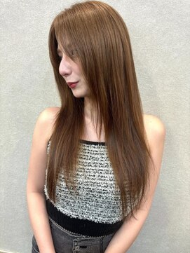 アール 北千住店(ar) 酸性ストレート/柔らか質感/アルカリフリー/ヘーゼルグレージュ