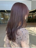 モテ髪♪ピンクブラウンヘア/ワンカラー/ニュアンスカラーAM