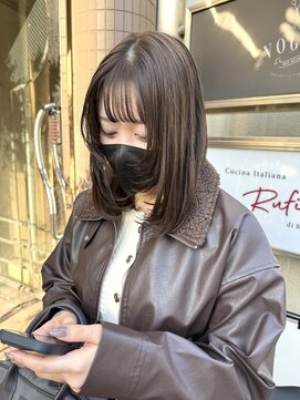 【ALMO】ボブ×顔周りレイヤー