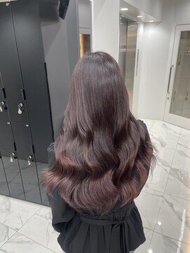 ラピス 渋谷本店(Lapis) ブリーチなしボルドーカラー