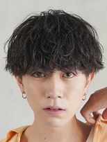 フィフスパーク(fifth PARK)&nbsp;渋谷シャドウパーマ波巻きスパイラルパーマメンズマッシュウルフ