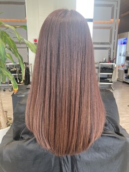 WELLE～hair design～【ヴェレ ヘアデザイン】【4月NEWOPEN（予定）】の写真/サラツヤストレートは永遠の憧れ★酸性ストレートを始め、ナチュラルにくせ毛を伸ばしたい方に必見！
