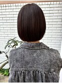 20代30代髪質改善カラーチョコレートブラウン透明感ボブ