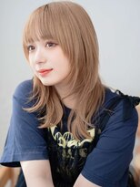 ブルー(BLUE)&nbsp;イメチェン/ホワイトブロンド/外ハネボブ/美髪/仙台