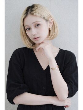 ヘアーディープ(hair deep) ハイトーンブリーチ×ボブ