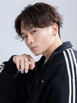 コンフィデンス メンズヘアー(confidence MEN'S HAIR) 立体感UPシャドウパーマ×ラフ感刈り上げマッシュ