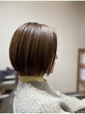 【白髪ぼかし×立体感】大人ショート