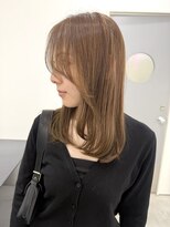 ザワン(the one .)&nbsp;【the one.】ナチュラルベージュと顔周りレイヤー　-HIROMI-