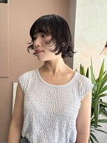 クラン エン バイ ヘッドライト 二子玉川店(clan en. by HEADLIGHT) パーマボブパーマミニボブ二子玉川前上がりボブ