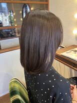 エルサフィロ キタハマ(el zafiro kitahama)&nbsp;20×30×40代×プレトワカラー×ツヤ髪×ラベンダーグレージュ