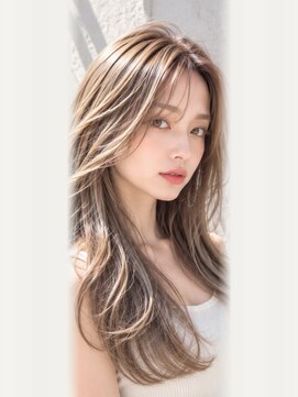 ネオヘアー 天満橋(Neo hair) 細筋ハイライトのベージュロング