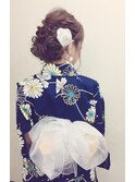 浴衣はんなりヘアーセット