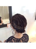 結婚式アップ　二次会　ブライダル　パーティー　ドレス
