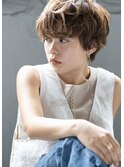 LuTa☆吉祥寺 マッシュショート×オレンジベージュ