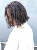ミントアッシュハイライトボブ_セシルカット_ba288661