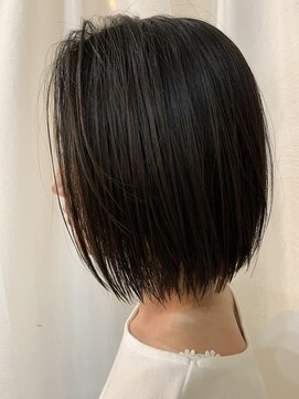 スイート ヘアデザイン(Suite HAIR DESIGN) ★大人クール☆ツヤ感カラー×ワンカールストレートボブ