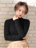 長め前髪のショート