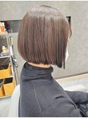 20代30代/大人ナチュラルベージュボブ