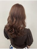 ブリーチ無しピンクブラウン*富澤翼