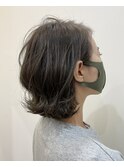 ≪オリーブベージュ≫外はねボブ