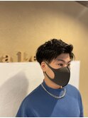 アップバングツーブロック
