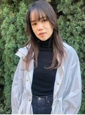 20代30代ワンカールでナチュラルロングヘア 近藤