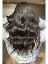 マティス 表参道(matiz)&nbsp;地毛風カラー＊パープルブラック/ブリーチ無しブルーブラック