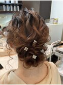 華やかシニヨン