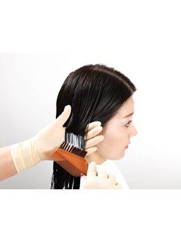 注目のハイブリッドトリートメント取扱店☆髪の内部に働きかけ毛髪深部に水素、コラーゲンを浸透させます！