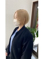 エルエスヘアー(LS HAIR) LS HAIR 片山　ハイトーン丸みショート