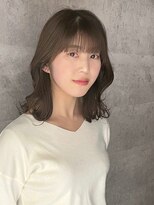 ヘアサロン コレハ(hair salon CoReha)&nbsp;【くびれミディアム×柔らかベージュ】高橋