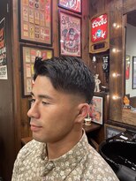 ヘアーデザイン スワロー(hair design Swallow) 七三スキンフェード