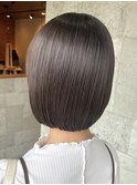 ショートカットショートボブベージュカラーグレージュカラー