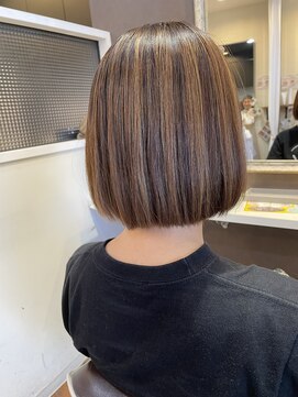 グローリープラス(Glory+plus) シルエット縮毛矯正×ボブ