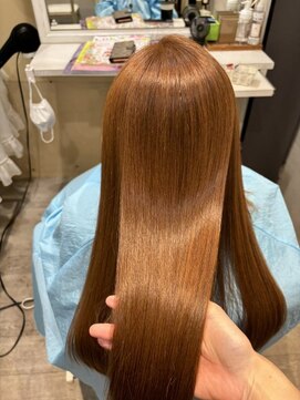 髪質改善 ソアリス 烏丸丸太町店(soiris) カラーエステ　乾かしただけのafter画像 #髪質改善