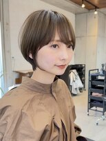 20代30代40代50代/丸みショート/クビレ/前髪あり/表参道