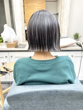 ルピナス(Lupinus) 切りっぱなし×アンブレラカラー