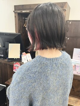 ジャストビューティー リアリー(just beauty Really) ボブ×インナーピンク【横須賀中央 Really】