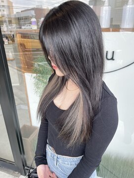 ワク(waku) インナーカラー/ホワイトベージュ