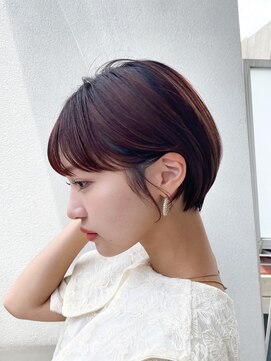 アンバー 池袋(amber) 耳掛けかわいいマッシュショート