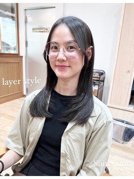 スイート ヘアデザイン(Suite HAIR DESIGN) レイヤースタイル 【stylist：Yumi】