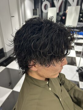 オーシャントーキョー(OCEAN TOKYO) メンズパーマツイスパ波巻きスパイラルマッシュセンターパート