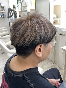 アルターシェリー(aL-ter che'rie) アンブレラカラー/カルマパーマ/ベリーショート 新籾