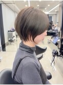 20代30代40代50代/丸みショート/クビレ/前髪あり/表参道