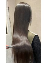 エストレーラ(estrela)&nbsp;艶髪/グレージュカラー/ココアベージュ/ヘルシーロング[野江駅]