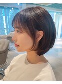 ショートレイヤー/レイヤーボブ／ひし形シルエット