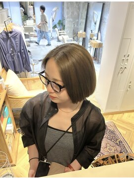 エッセ 大阪梅田茶屋町店(esse) 【梅田】ボブカット×オリーブカラー