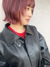 アイディー 高知(id) -高知 id- ショートナチュラルウルフx顔まわりレイヤー